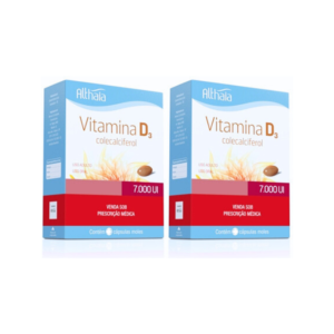 Kit 2 Vitamina D3 Althaia 7.000ui 8 Cápsulas