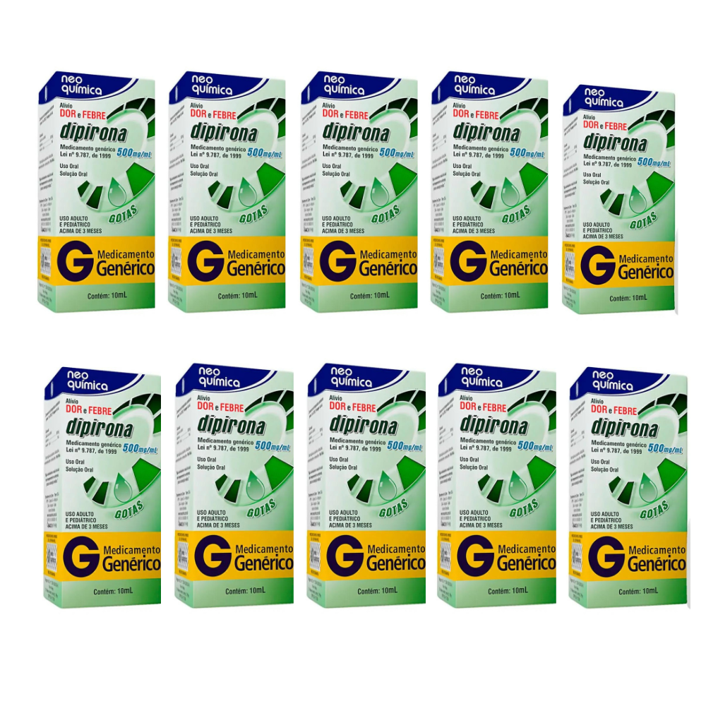 Dipirona Monoidratada 500mg/ml Solução Gotas 20ml - Neo Química - Imagem 5