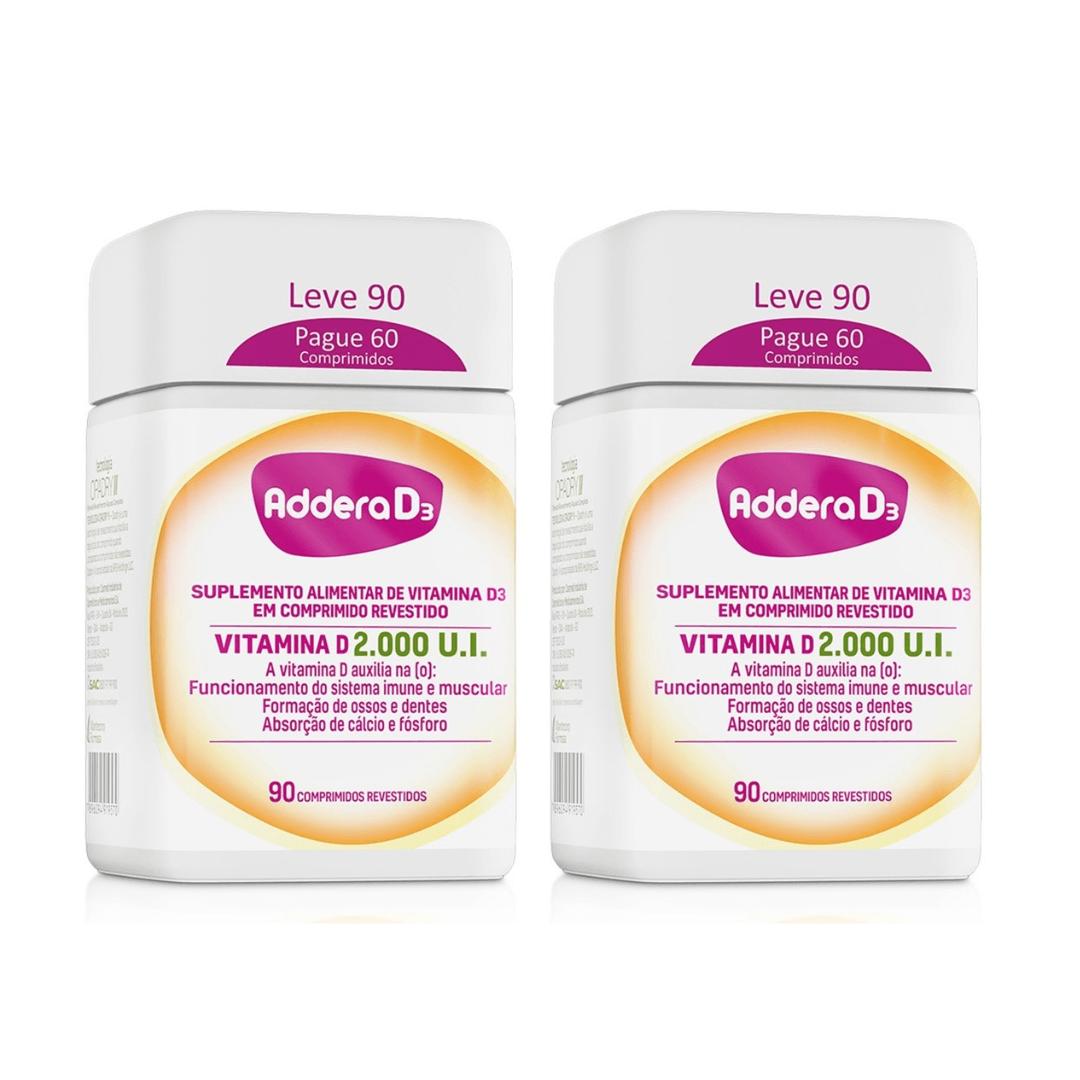 Addera D3 2.000ui 90 Comprimidos - Imagem 4