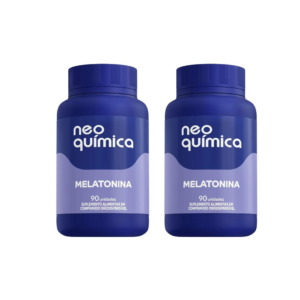 Melatonina Neo Química 90 Comprimidos Kit 2 Frascos